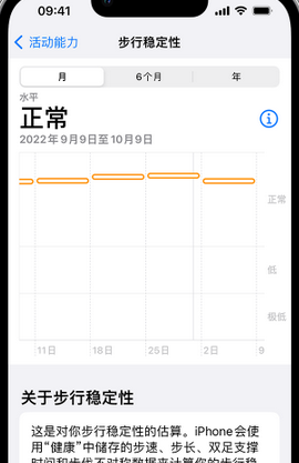 锦山镇iPhone手机维修如何在iPhone开启'步行稳定性通知'