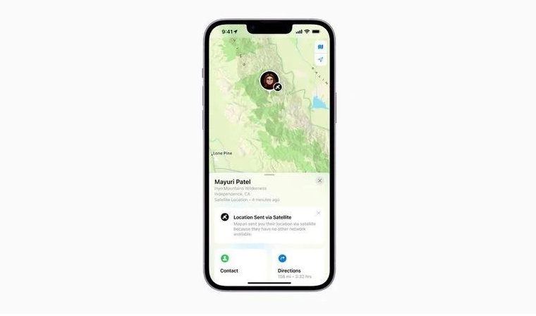 锦山镇苹果14维修分享iPhone14系列中 FindMy功能通过卫星分享位置方法教程 